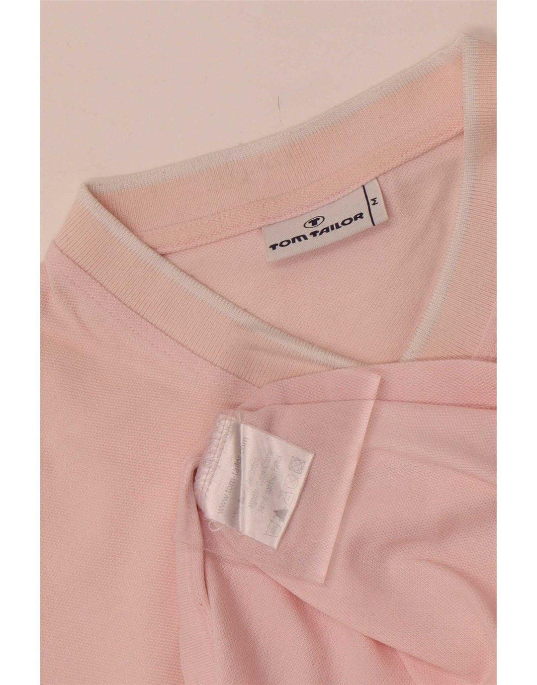Camiseta Hombre Tom Tailor Top Algodón Rosa Medio