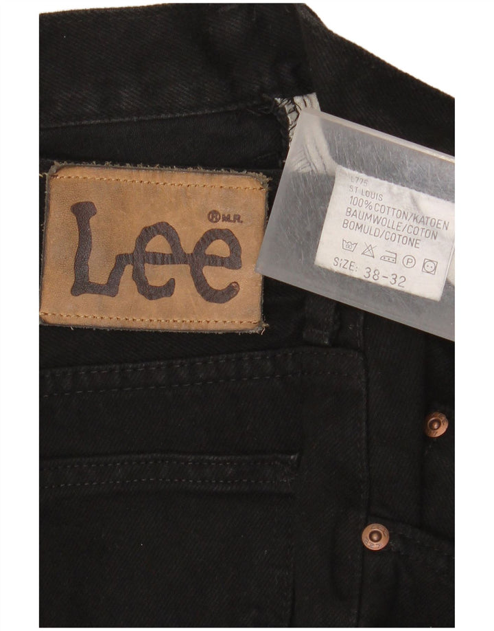 LEE Vaqueros cónicos St.Louis para hombre W38 L32 Algodón negro