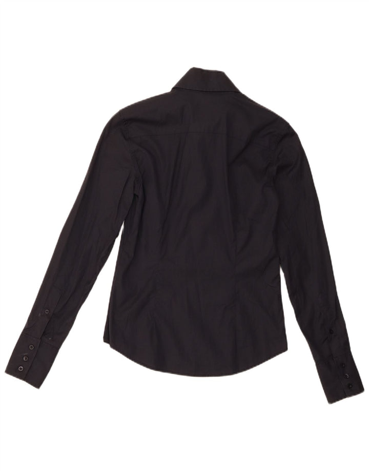 Camisa Gant para mujer UK 8 Small Azul marino Algodón