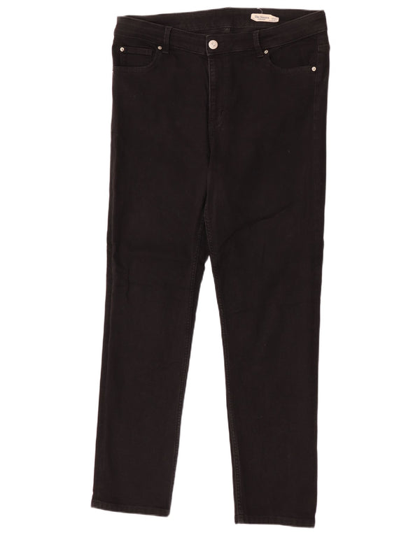 Marks & Spencer Jeans rectos The Sienna para mujer UK 46 Large W34 L29 Negro