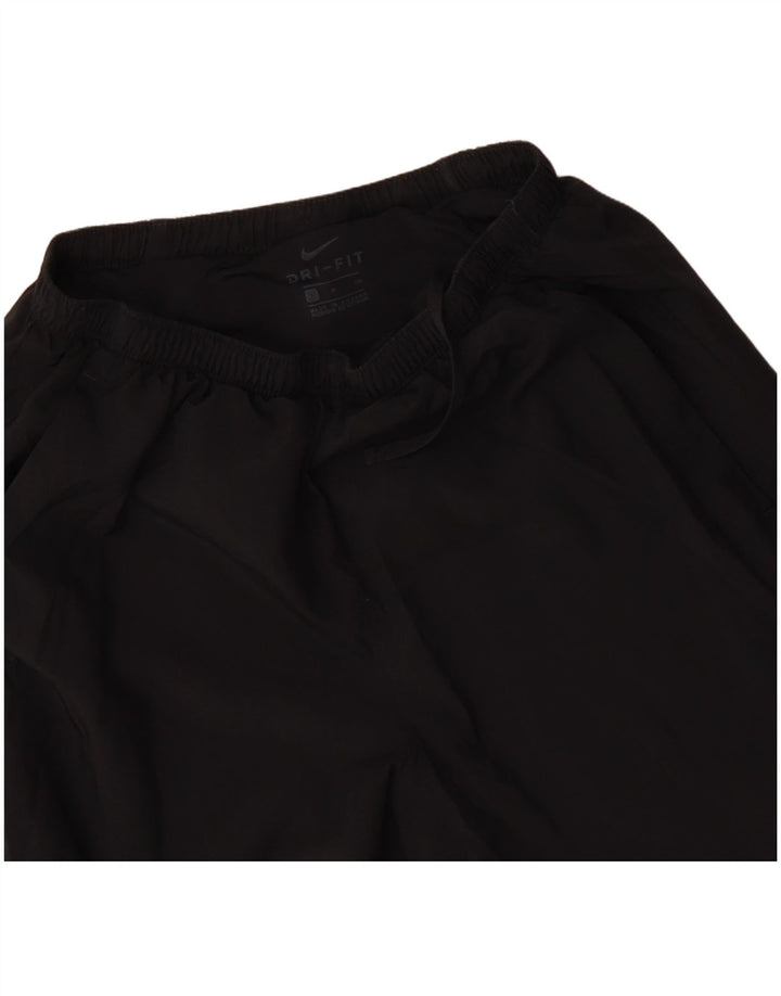 NIKE Pantalones cortos deportivos Dri Fit para mujer UK 8 Small Poliéster negro