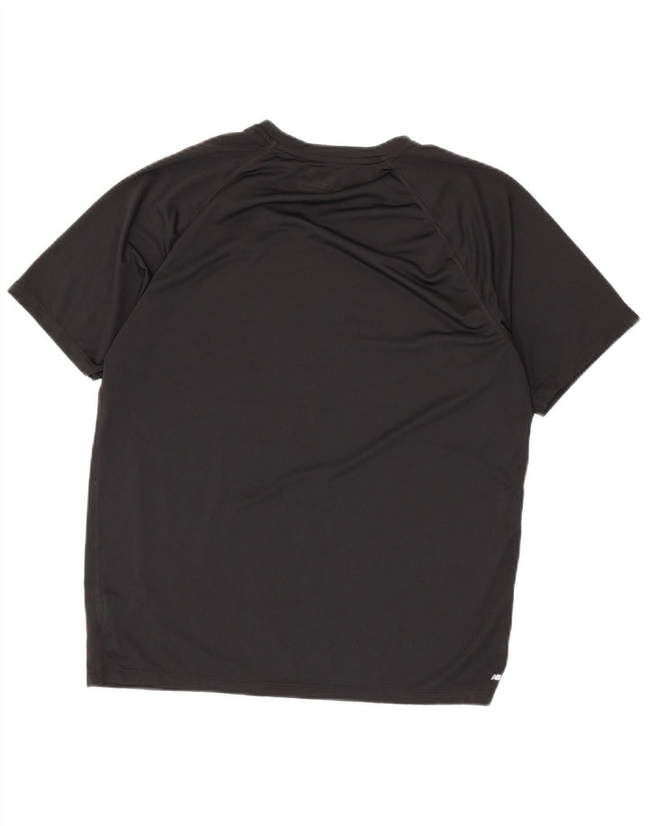 New Balance - Camiseta gráfica para hombre, talla grande, poliéster negro