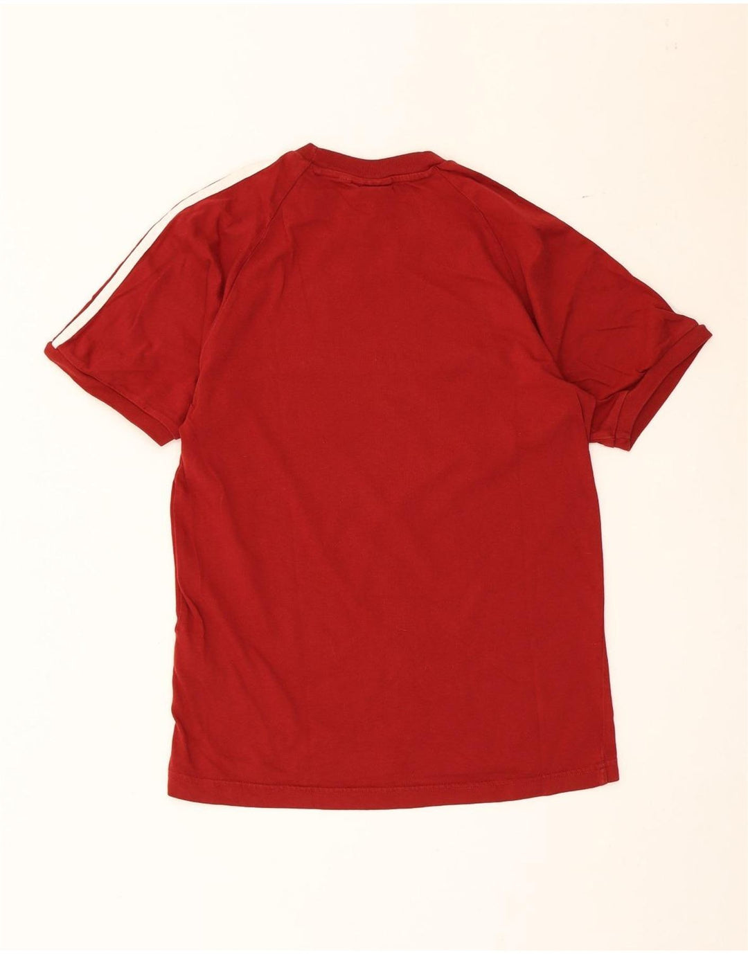 Adidas Hombre Camiseta Top Small Rojo Algodón