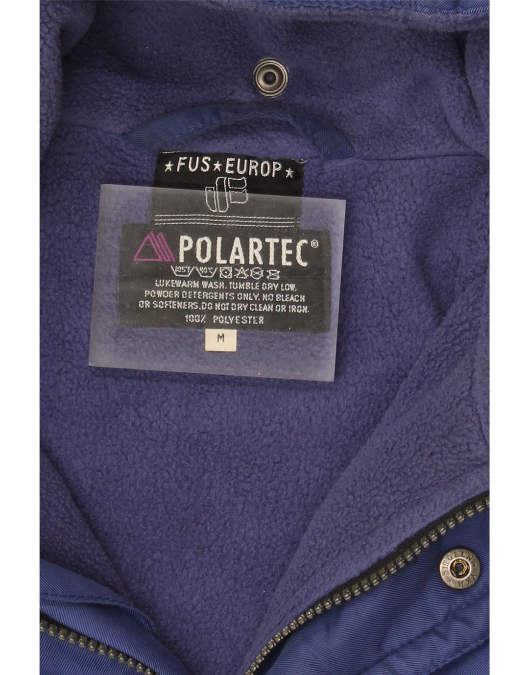 Polartec Chaqueta cortavientos extragrande para hombre UK 38 Poliéster azul medio