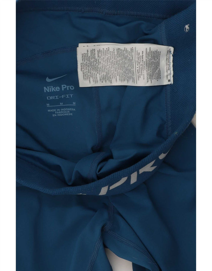 Nike - Leggings gráficos Dri Fit para mujer, talla 40, poliéster azul medio