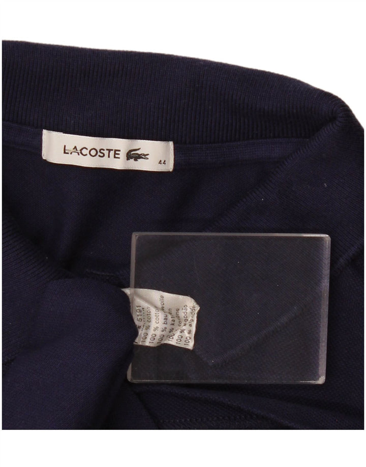 Polo Lacoste para mujer talla 44 grande algodón azul marino