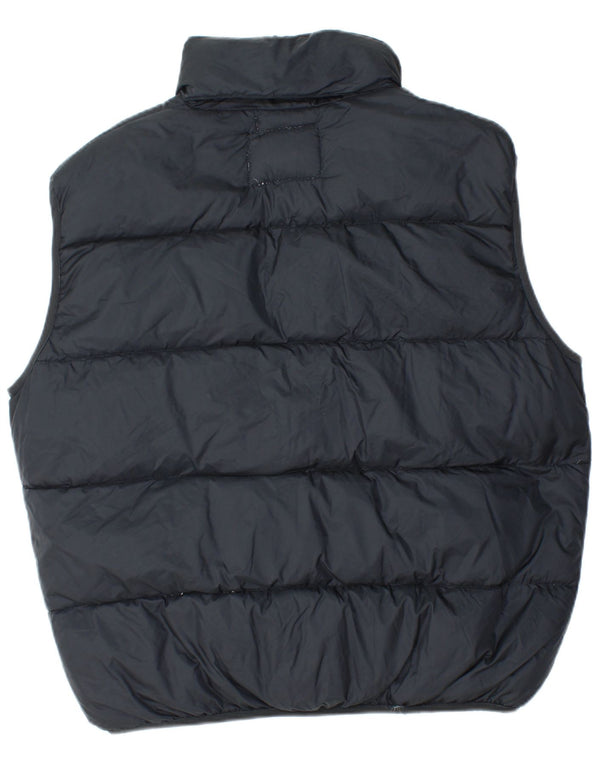 Navigare Chaleco acolchado con capucha para hombre UK 42 XL Nylon azul marino