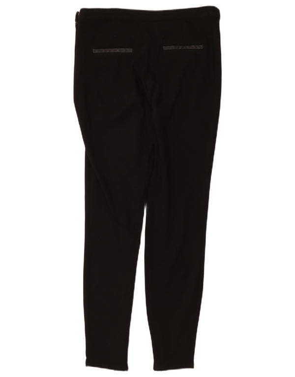 Massimo Dutti Womens Skinny Suit Trousers EU 38 Small W28 L27 Black Viscose