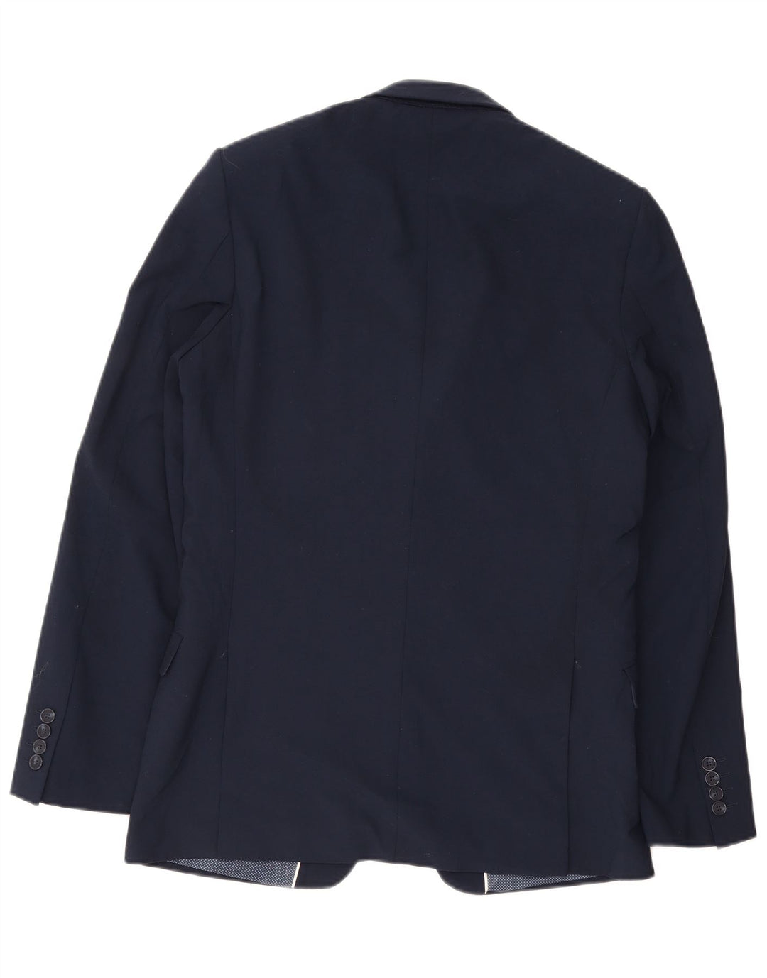 Marks & Spencer Chaqueta tipo blazer entallada con 2 botones para hombre UK 38 Medium Azul marino