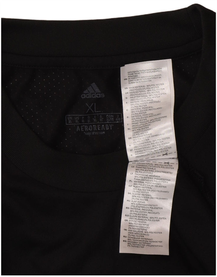 Adidas Hombre Aeroready Vest Top XL Negro Poliéster