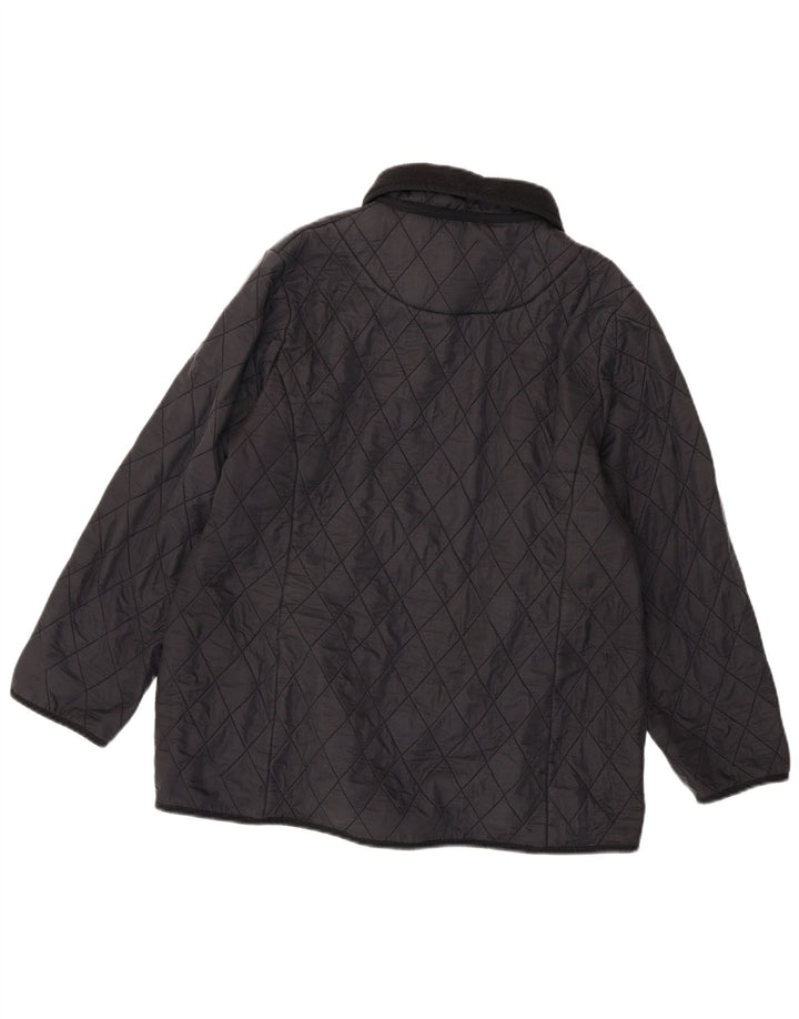 BARBOUR Chaqueta Acolchada Mujer UK 20 2XL Poliamida Negra