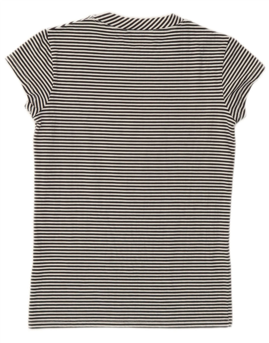Patrizia Pepe Camiseta para mujer Top UK 8 Small Black Stripes