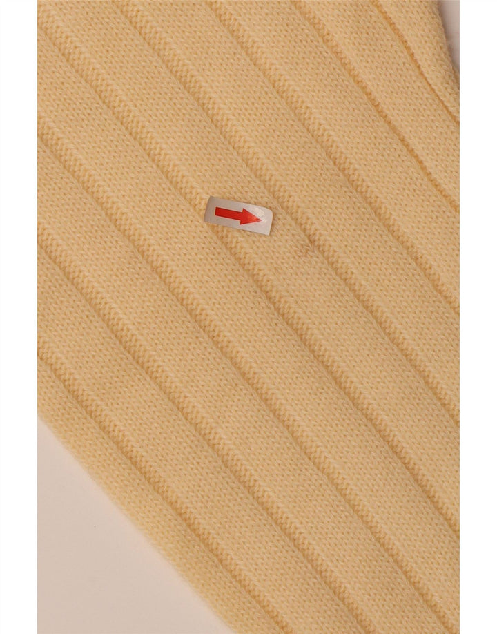 VINTAGE Jersey de cuello redondo para mujer IT 52 2XL Lana beige