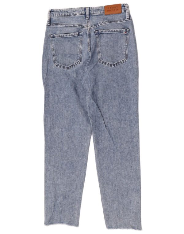Tommy Hilfiger Womens Gramercy Crop Tapered Jeans W27 L25 Blue Cotton