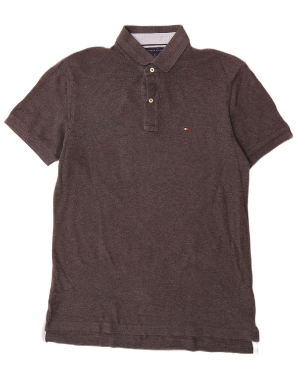 Polo Tommy Hilfiger Hombre Algodón Gris Medio