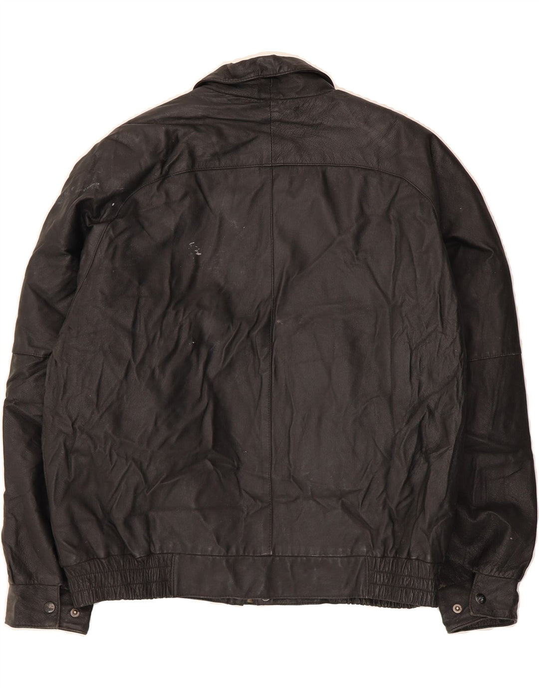 C&A Mens Leather Jacket IT 50 Large Black Leather Vintage C&A and Second-Hand C&A from Messina Hembry 