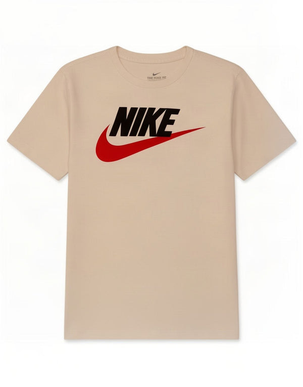 Nike - Camiseta gráfica para hombre, talla pequeña, algodón blanco