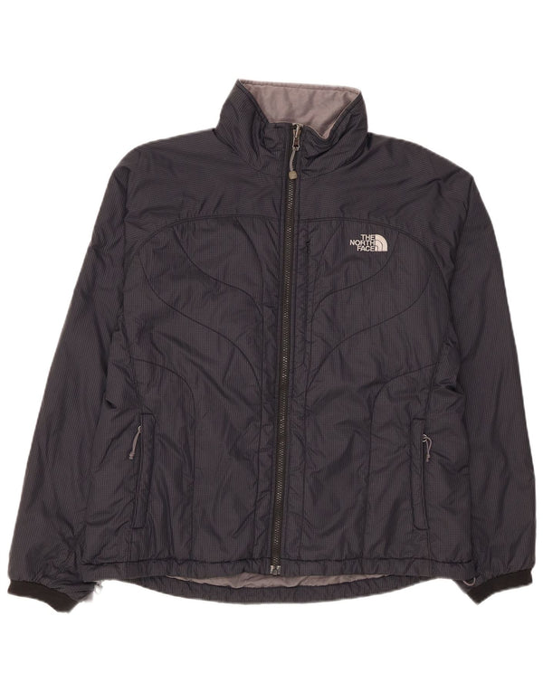 The North Face Chaqueta acolchada para mujer UK 46 Large Black Check Nylon