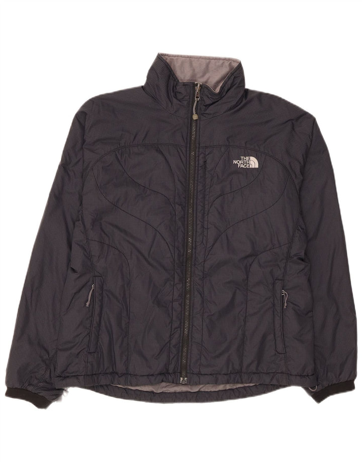 The North Face Chaqueta acolchada para mujer UK 46 Large Black Check Nylon