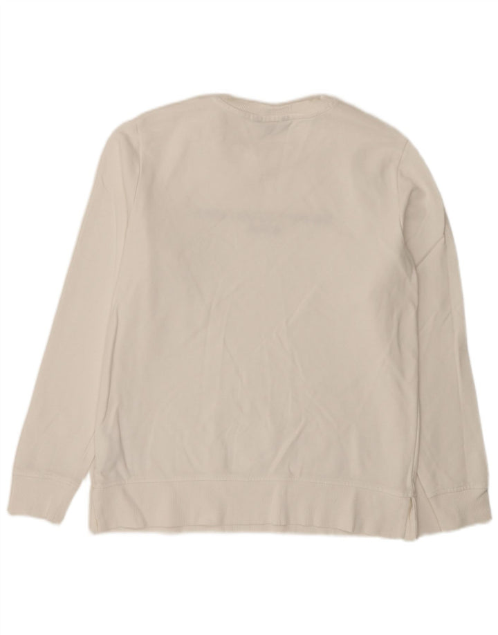 Tommy Hilfiger Sudadera Gráfica para Hombre Jersey Pequeño Algodón Blanco