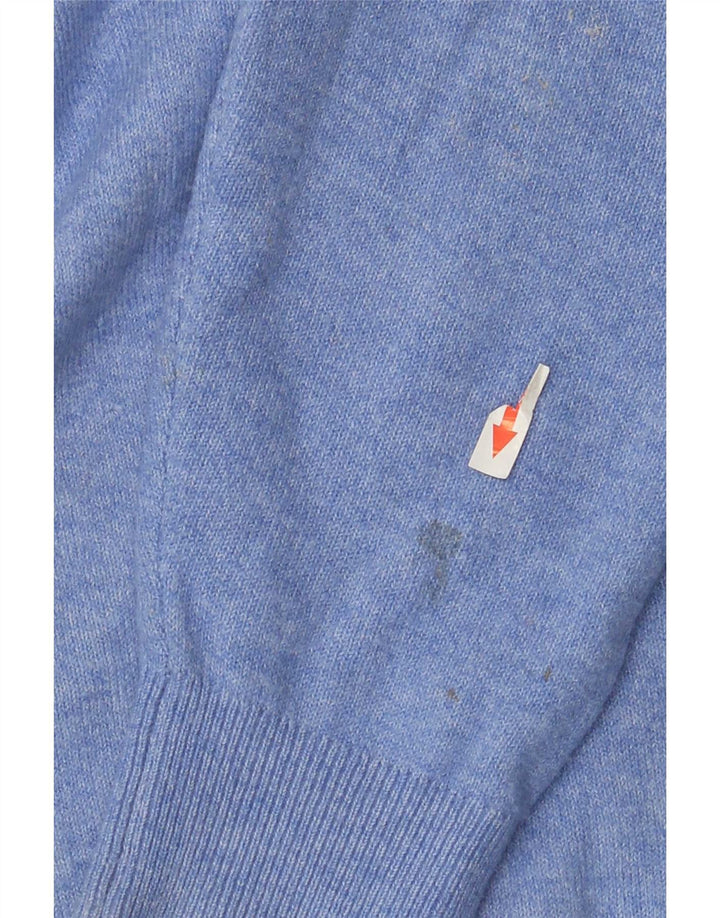 Marks & Spencer Jersey con cuello vuelto para hombre Poliéster azul medio