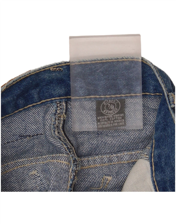 GITANO Falda Vaquera De Cintura Alta Para Mujer W26 Small Blue Cotton