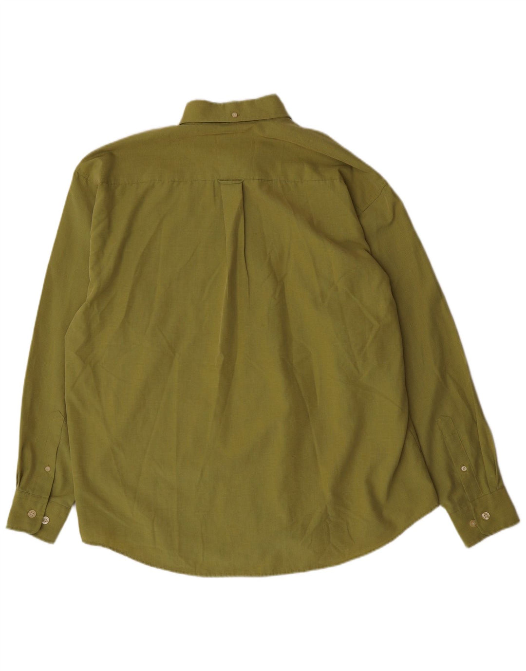 BEN SHERMAN Camisa Hombre XL Pata de Gallo Verde