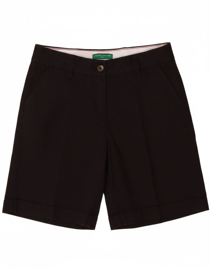 TOMMY HILFIGER Womens Chino Shorts W30 Medium Black