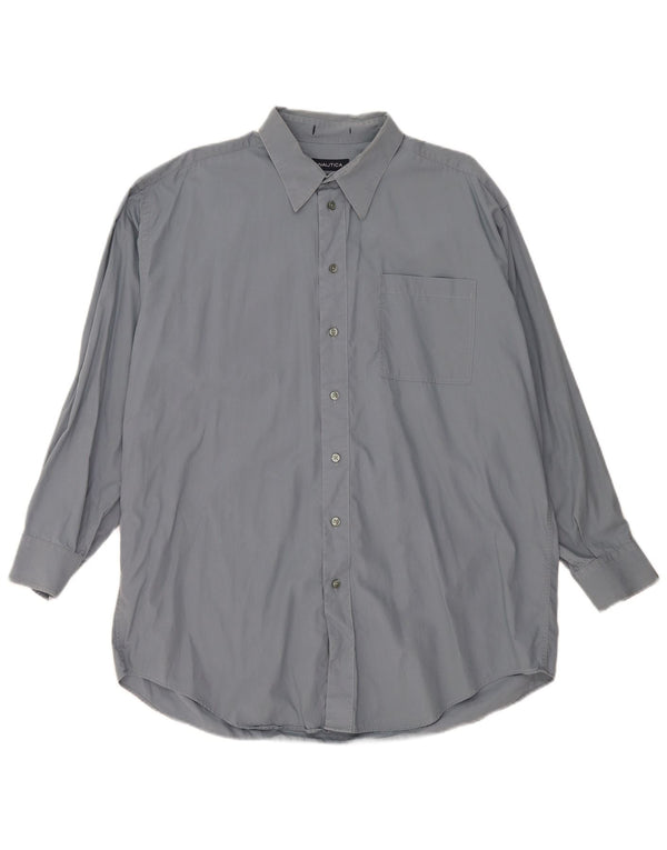 Camisa Nautica Hombre XL Gris