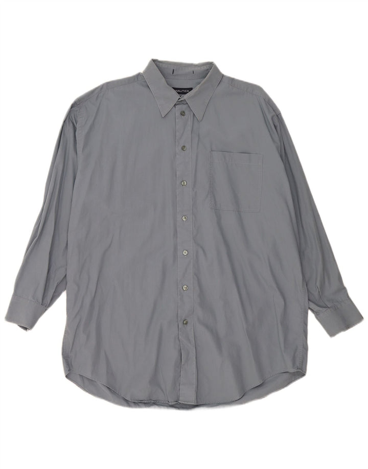 Camisa Nautica Hombre XL Gris