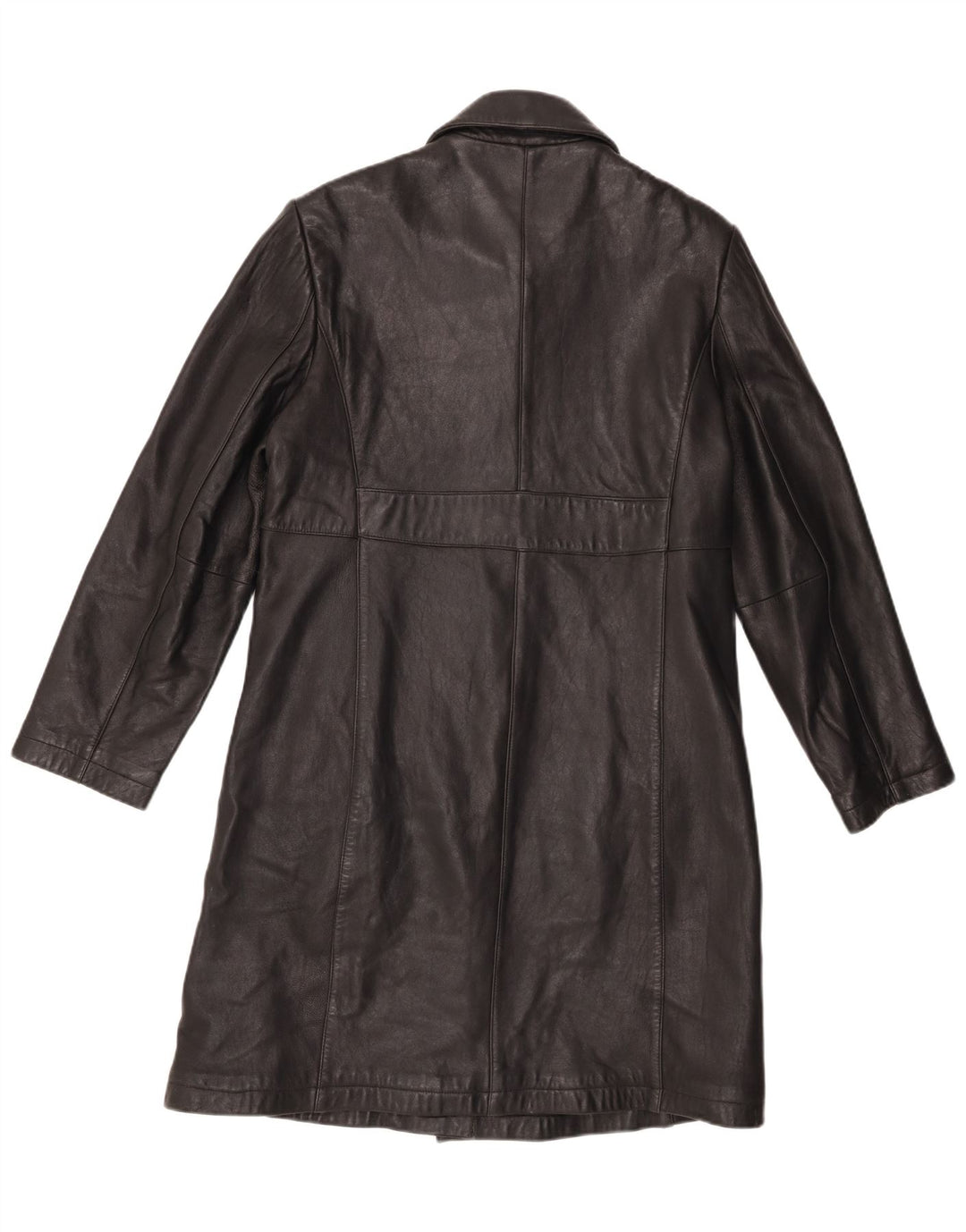 Liz Claiborne Abrigo de cuero para mujer Reino Unido 46 Cuero negro grande