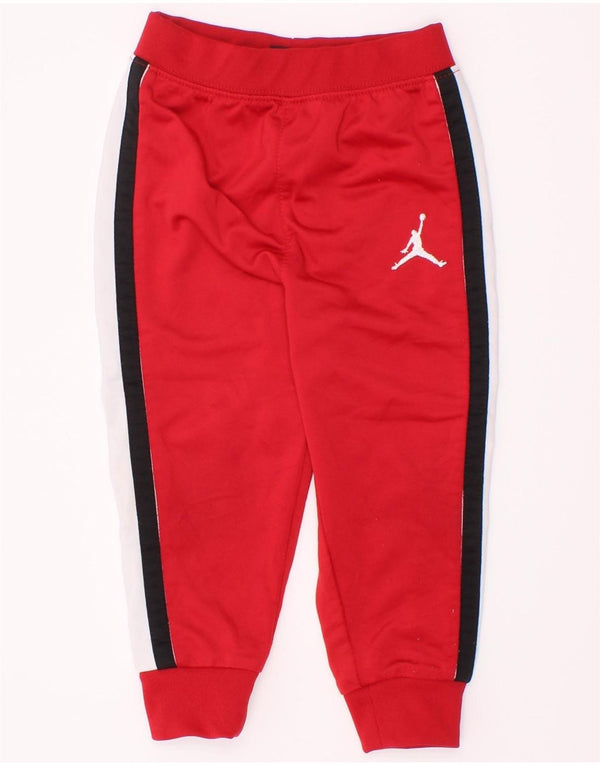 Jordan Joggers - Pantalones de chándal para bebé, niño, 12-18 meses, color rojo