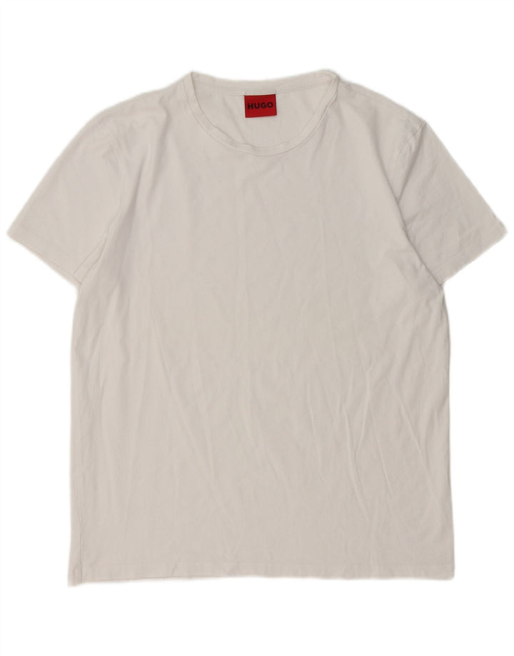 Hugo Boss Hombre Camiseta Top XL Blanco