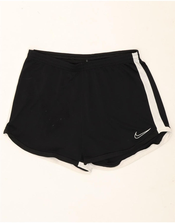 Nike - Pantalones cortos deportivos Dri Fit para hombre, poliéster color block, talla grande, color negro