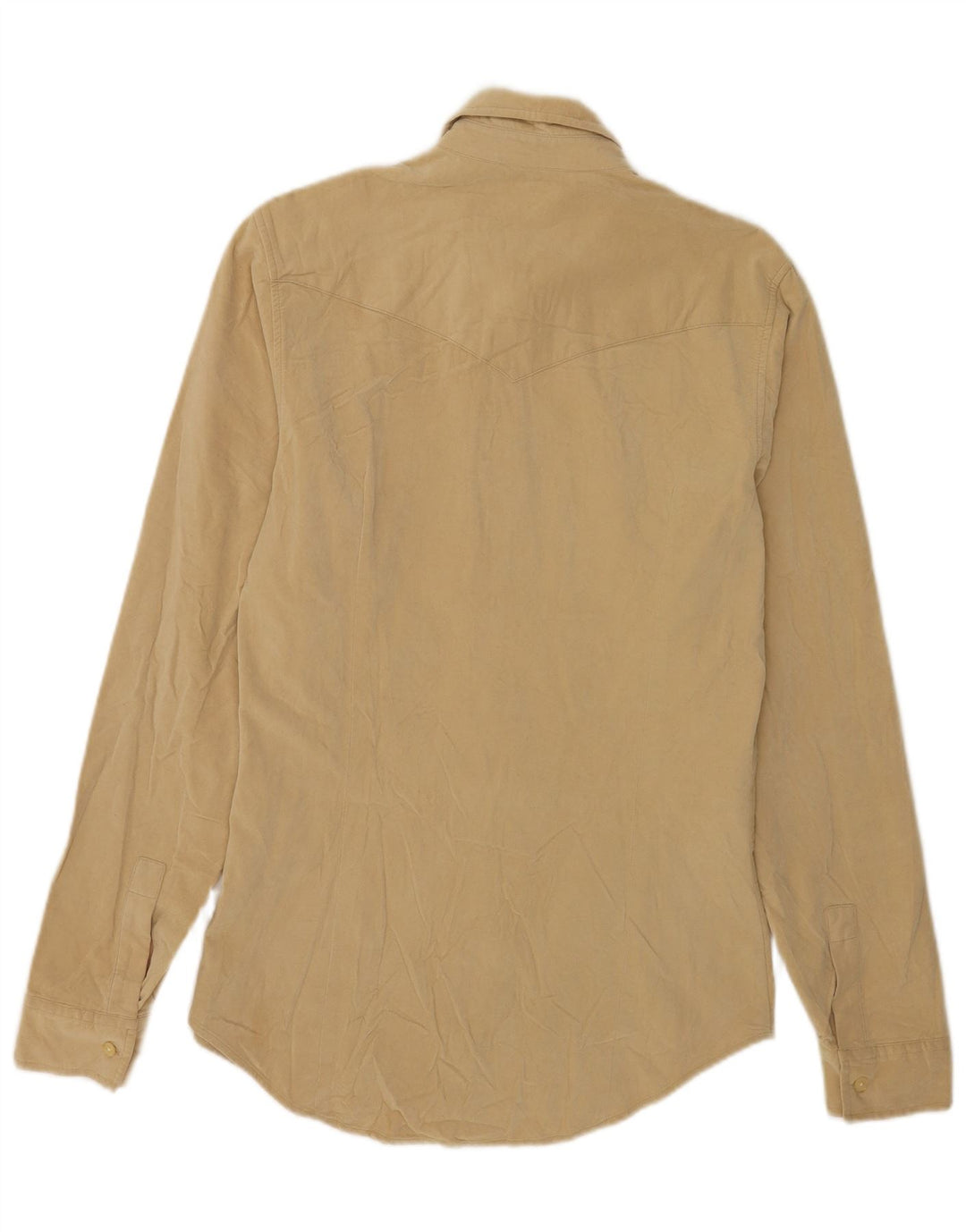 Camisa Calvin Klein Jeans Hombre Grande Viscosa Beige