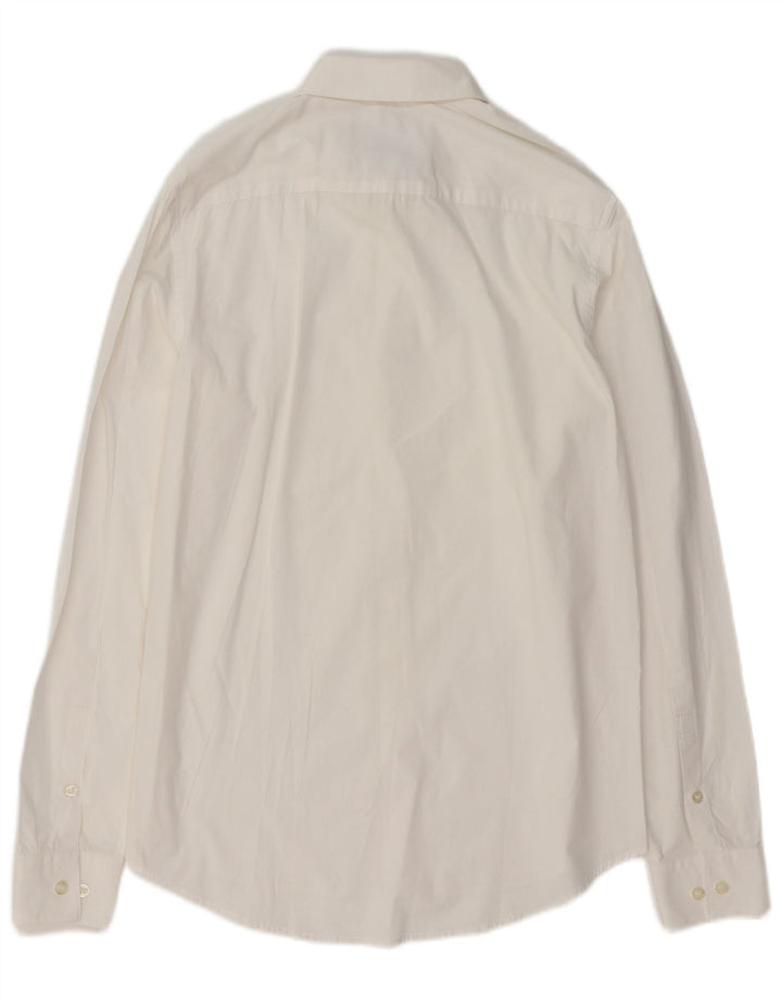 CALVIN KLEIN JEANS Camisa ajustada para hombre pequeña blanca