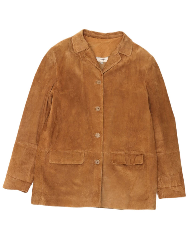 Conbipel Mujer Free Heron Gamuza Chaqueta IT 42 Cuero Marrón Medio