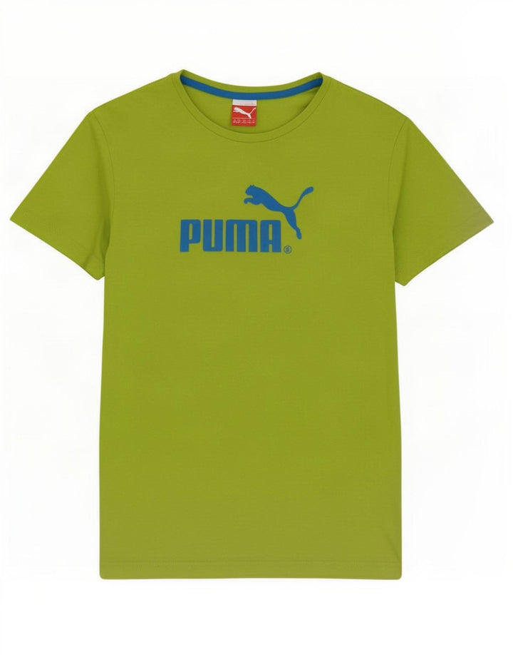 Camiseta Puma Graphic Top Verde Medio |