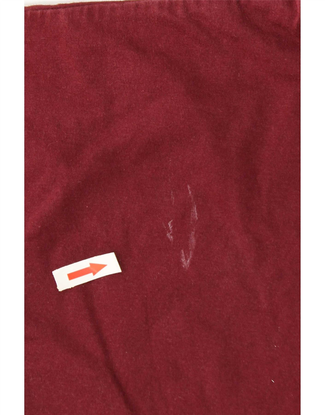 Camiseta Reebok Hombre Top Large Borgoña Algodón