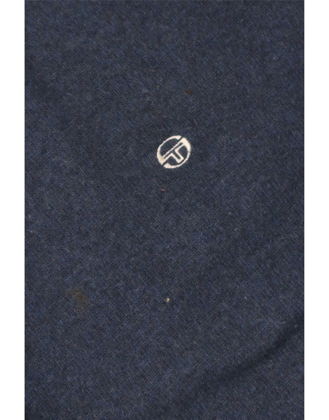 Sergio Tacchini - Jersey de cuello vuelto para hombre, talla grande, lana azul marino