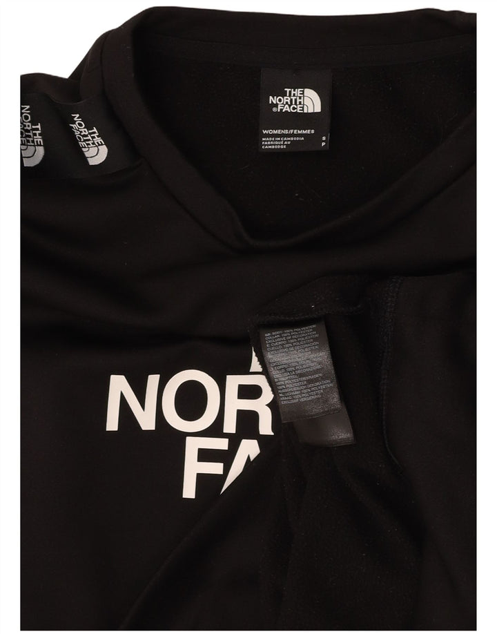 THE NORTH FACE Sudadera corta extragrande para mujer UK 10 Small Black