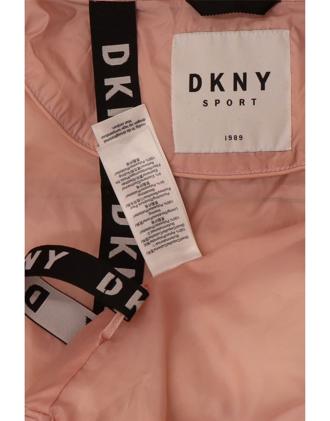 Dkny Chaqueta Acolchada Extragrande Con Gráfico Para Mujer UK 46 Grande Color Rosa