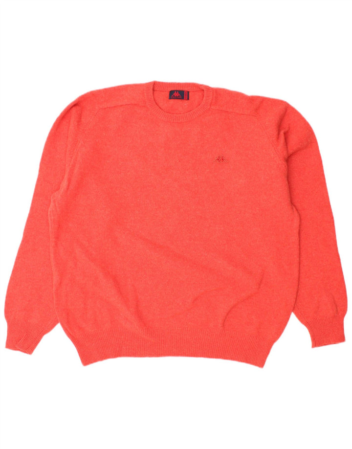 Kappa Jersey De Cuello Redondo Hombre XL Lana Roja
