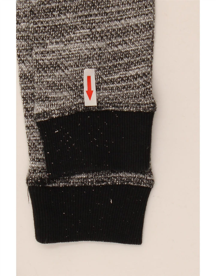 Animal - Jersey con capucha extragrande para mujer, talla 40, poliéster moteado gris pequeño