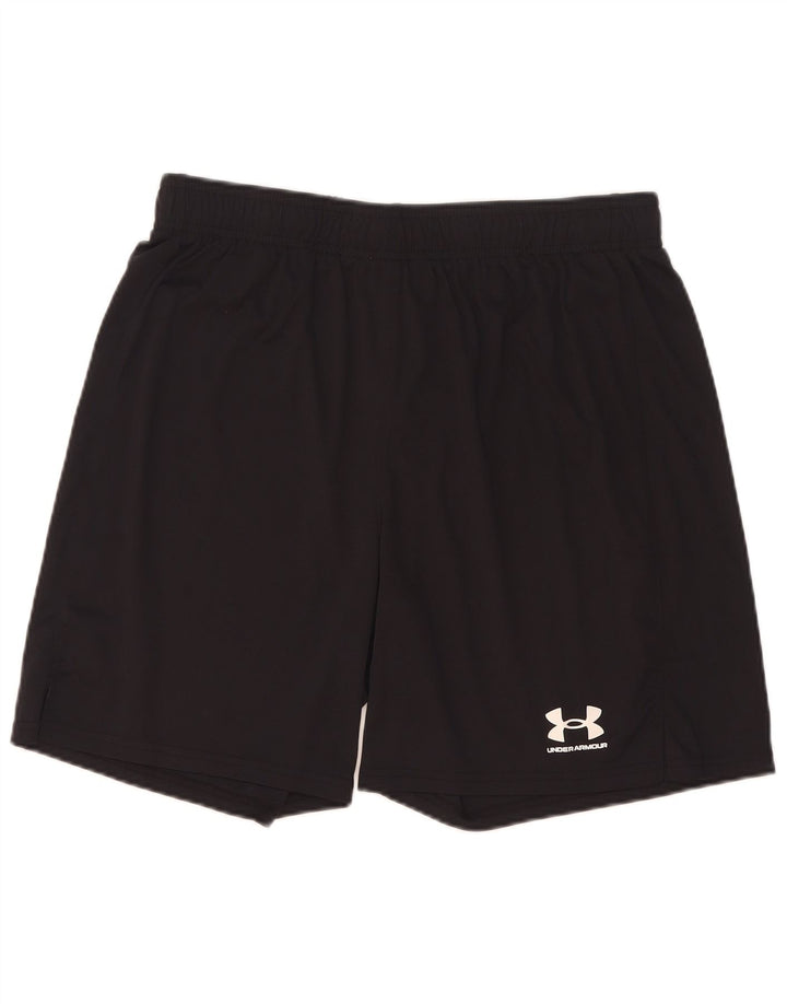 Under Armour Pantalones cortos deportivos para hombre poliéster negro grande
