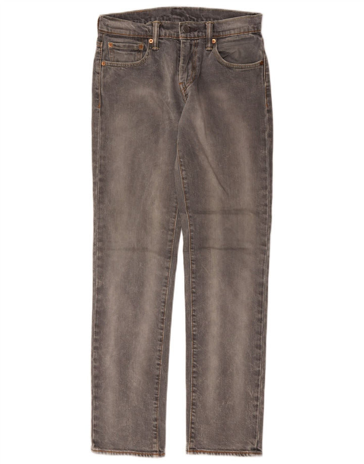 Levi's Hombre 511 Slim Jeans W28 L32 Algodón Gris