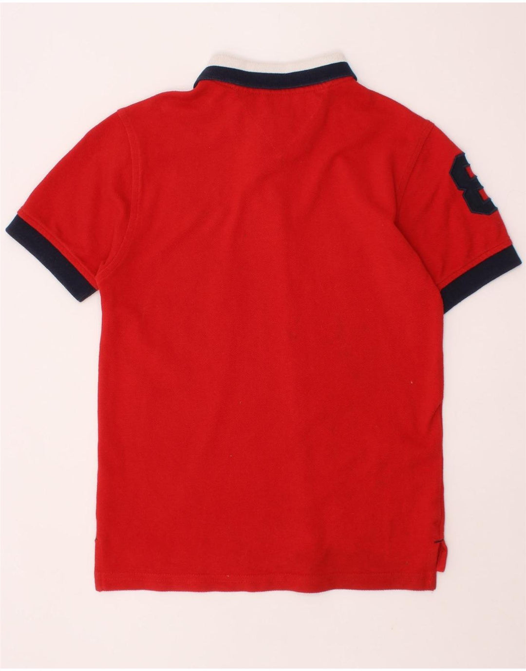 TOMMY HILFIGER Polo gráfico para niño 6-7 años Algodón rojo