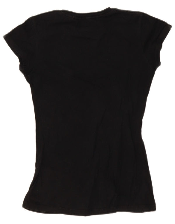 Hard Rock Cafe Camiseta gráfica para niña 13-14 años Mediana Negro