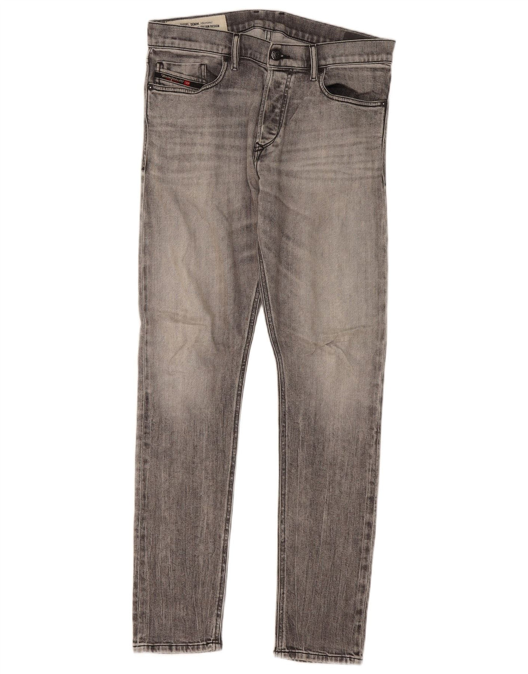 Diesel Vaqueros ajustados para hombre W32 L32 Algodón gris