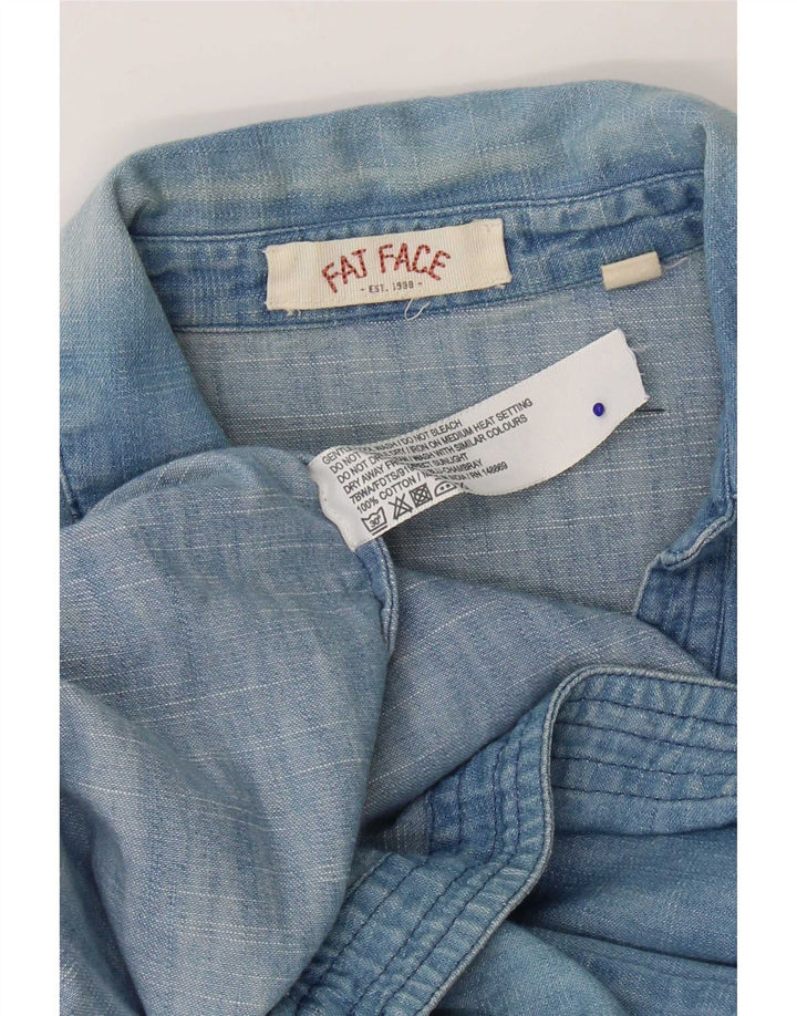 Vestido vaquero para mujer Fat Face UK 42 Algodón azul medio